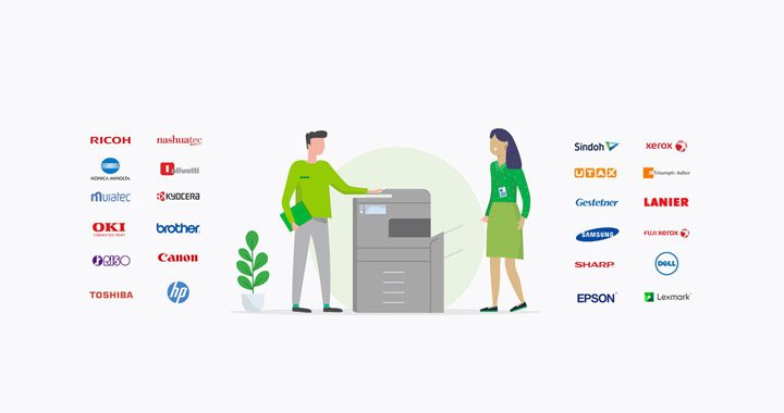 Brands That Are PaperCut Compatible | Clarity Copiers High Wycombe